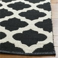 thumbnail image 3 of SAFAVIEH Montauk Proinsias Geometric Cotton Area Rug, Black/Ivory, 5' x 8', 3 of 6