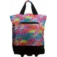 thumbnail image 2 of New York XPress  Design Pattern Carry on Bag Cabin Shopping Tote Bag with Wheeled - RAINBOW TIE-DIE, 2 of 3