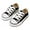 Black, variant on Boys and Girl Low Top Canvas Kids Lace up Sneakers