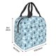thumbnail image 3 of Easygdp Black White Gray Rabbit Bolsa Térmica Premium - Tela Oxford Impermeable, Gran Capacidad, Bolsillo Frontal, Unisex para Trabajo, Escuela, Actividades al Aire Libre y Picnics, 3 of 8