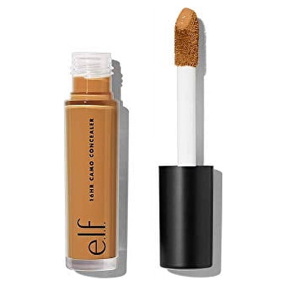 e.l.f. 16HR Camo Concealer, Full Coverage & Highly Pigmented, Matte Finish, Deep Chestnut, 0.203 Fl Oz (6mL)