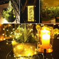 thumbnail image 3 of Morttic 2Pack 33ft Solar String Lights , 100 LED Fairy Lights Outdoor Waterproof Christmas Lights for Trees Garden Patio Yard Fence Decor (Warm White), 3 of 8