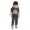 thumbnail image 4 of Daddy's Hunting Buddy Hunter's Kiddo Toddler Boy Girl T Shirt Infant Toddler Brisco Brands 12M, 4 of 6
