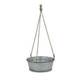 thumbnail image 3 of Cheungs 5024S 1 lbs Round Galvanized Metal Rope Hanging Metal Planter, 3 of 5