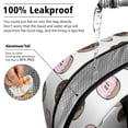 thumbnail image 5 of Lunch Bag Lunch Box for Women Reusable Insulated Lunch Bags,Water-Resistant Cute Funny Donuts Cooler Lunch Tote Bag, Large Capacity for Work Travel Picnic, 5 of 6