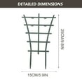 thumbnail image 2 of LEEYNEER PP 9.82X5.89X0.12in Plastic Climbing Plant Support Frame Tomato Cage, 2 of 6