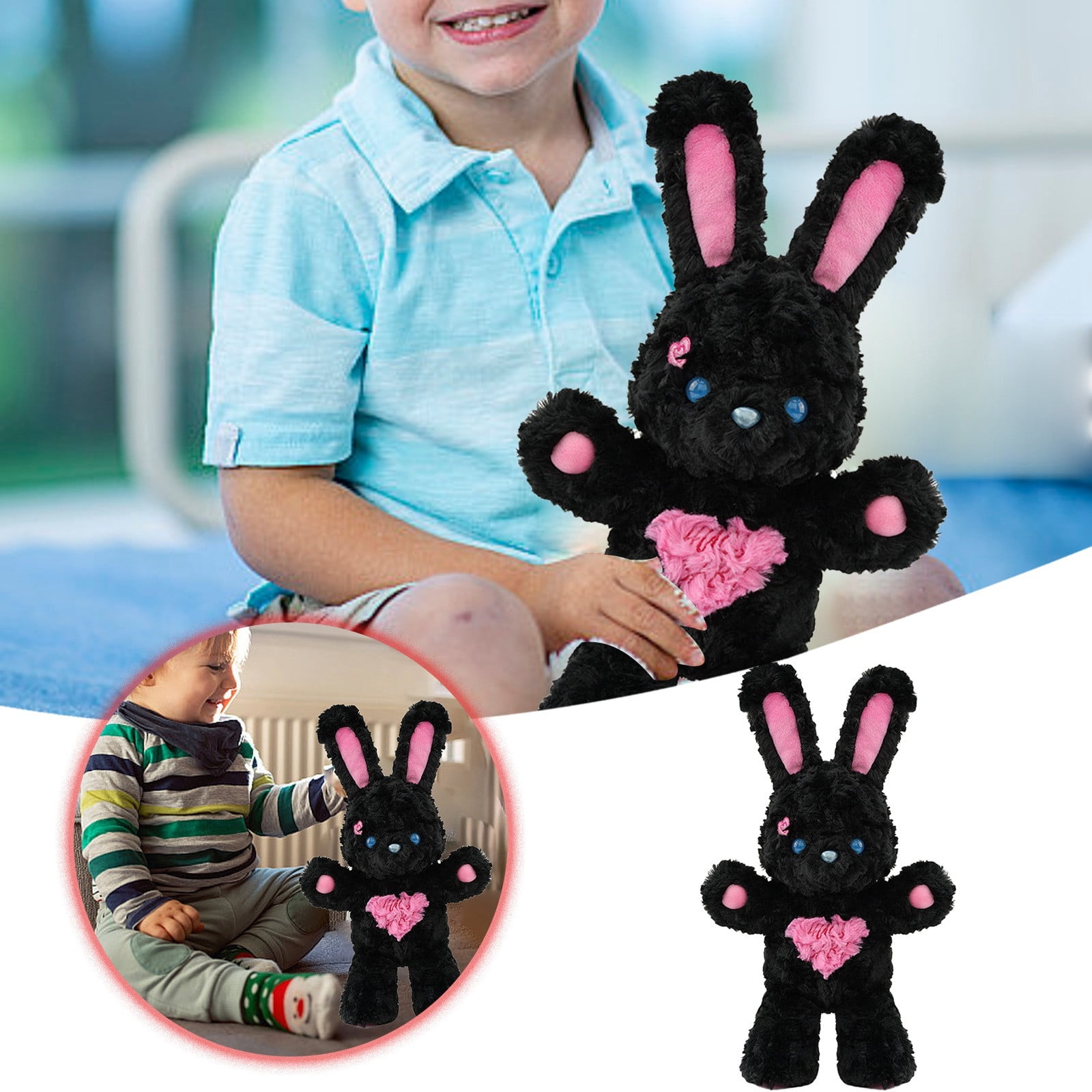 Adorable Rabbit Toy for Kids Collectors and Cozy Home Soft Huggable Cute Stuffed Animal