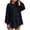 Black, variant on Hurxie Women's Casual Oversized Fleece Pullover Sweatshirts Hoodies Crew Neck Fall Winter Outfits Gray,XL