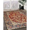 thumbnail image 2 of Ahgly Company Indoor Rectangle Traditional Saffron Red Persian Area Rugs, 7' x 9', 2 of 6