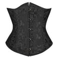 thumbnail image 4 of Luxalzxs Underbust Corset Belt Bustier for Women Waist Training Cincher Plus Size Corsets Stomach Wrap Body Shaper Workout Girdle Shapewear, 4 of 5