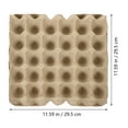 thumbnail image 2 of unbranded 5Ud Bandejas Para Huevos De Pulpa Natural Reutilizable Con Apilable Para Refrigerador, 2 of 7