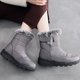 thumbnail image 5 of Botas de nieve de invierno para mujer, botas de mujer de ancho ancho, botas de nieve de media pantorrilla, botines cálidos con forro de piel, antideslizantes, cómodos para exteriores, 5 of 5
