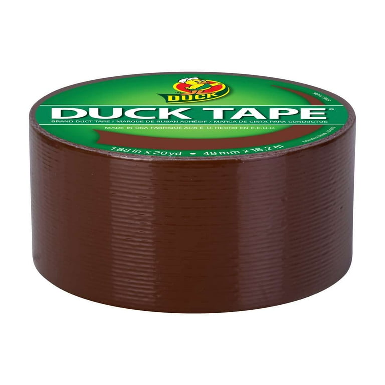 Mat Duct Tape Brown Industrial Grade, 3 inch x 60 yds. Waterproof, UV Resistant for Crafts, Home Improvement, Repairs, & Projects