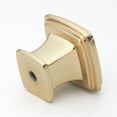 thumbnail image 2 of GlideRite 1-1/4 in. Square Decorative Cabinet Knob, Champagne Gold - 81091-CHPG, 25 Pack, 2 of 3