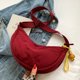 thumbnail image 4 of Bolsa cruzados simples Moda Mujer de bolas de masa hervida portátiles para el trabajo (rojo vino) JShteea Para Estrenar, 4 of 9