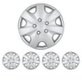 thumbnail image 4 of 4Pcs/set Wheel Rims Cover Hubcaps ,14 Inch Universal Snap On Car Truck SUV Wheel Covers PP Material （14-Inch, Silver), 4 of 9