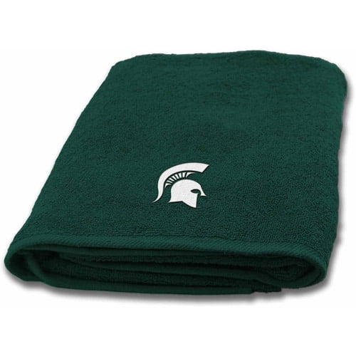 Shower Curtain, Bath Towels, 12 Bath mat 1 2 2 1 Hand Towels Shower Hooks, The Northwest Company NCAA Michigan State Spartans 18 Piece Bath Ensemble Includes