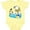 Banana, variant on Penguin and Polar Bear Iceberg Beach Bums Boys or Girls Baby Bodysuit