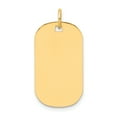 thumbnail image 1 of Beautiful 14k Plain .013 Gauge Engraveable Dog Tag Disc Charm, 1 of 1