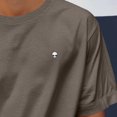 thumbnail image 5 of Dalix Lil Alien Relaxed Heavy Cotton Short Sleeve Summer Tee Mens in Latte L Large, 5 of 5