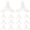 White, variant on Troglfold canopy fitting 20pcs Party Tent Replacement Parts for Gazebo Awning Camping Canopy Accessories,2.17"X1.5"X1.5"