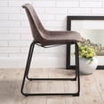 thumbnail image 4 of ACME Valgus Side Chair in Vintage Mocha and Black (Set of 2), 4 of 7