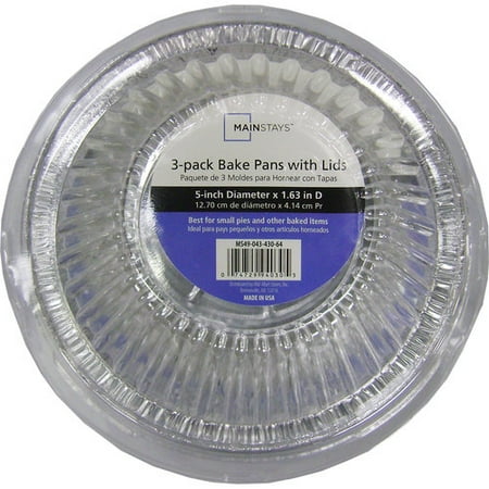 Mainstays Bake Pans with Lids, 2pk
