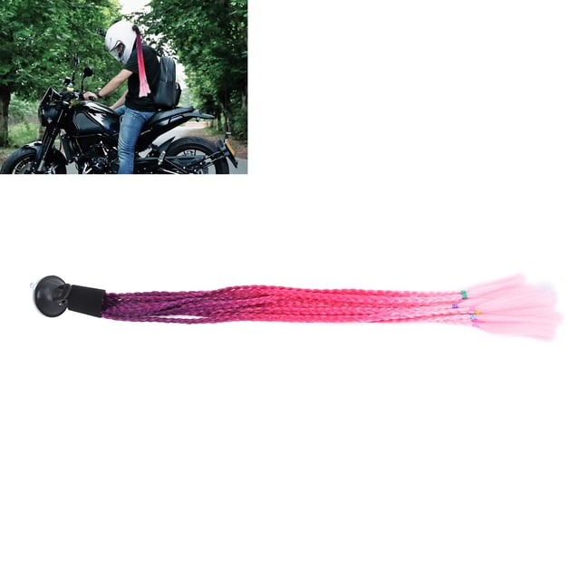 Accesorios Para Casco De Motocicleta, Trenzas, De Caballo, Cascos Elegantes, Rastas, Peluca, Accesorios Para Mujeres Con Ventosa Para Moto
