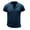Navy, variant on Mens Shirts Men's Fashion Casual Front Placket Short Sleeve Henley T-Shirts Ndbuld Men Short Sleeve Solid Casual Fashion Round Neck Pullover Buttons T Shirt Blouse Blue L