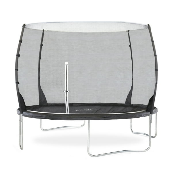 Plum Play Magnitude 10 Trampoline With Safety Enclosure Black Walmart Com Walmart Com