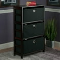 thumbnail image 2 of Torino 4-PC Set Storage Shelf w/ Black Fabric Baskets, 2 of 2
