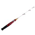 thumbnail image 3 of Ice Fishing Rod, 50cm Portable Fiber Glass Fishing Rod Mini 2 Sections Winter Ice Solid Shrimp Rod Pole Rods, 3 of 7
