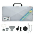 thumbnail image 2 of Airbrush Spray Booth, Large Capacity Portable Airbrush Paint Spray Booth Kit With 3 LED Lights Turn Table And Filter Hose, Mist Absorber Spray Box For Model Hobby, Crafts, Nails, 2 of 8