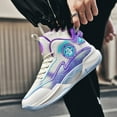 thumbnail image 4 of Bolognifi Men's High Top Basketball Shoes, Breathable Mesh Basketball Boots Suitable for Indoor/outdoor Games, 4 of 8
