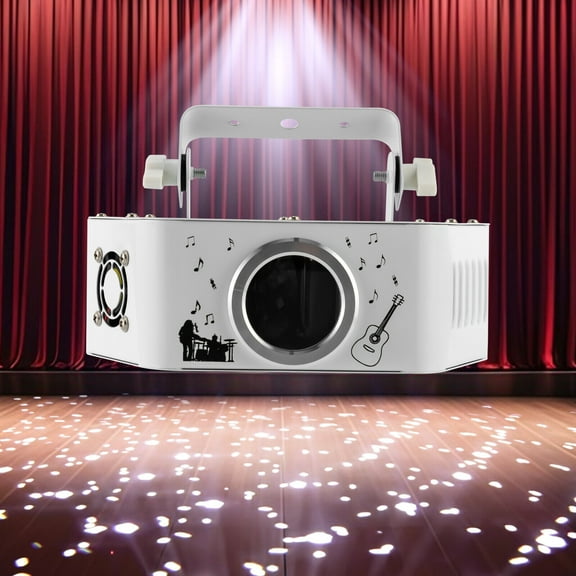 Fichiouy Professional DMX512 LED Stage Lights Effect Stage Light Sound Activated Projector Lighting Show for DJ Disco Church Birthday Party