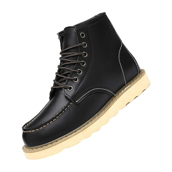 NOKIO Men'S Snow Boots Men'S High Top Snow Boots Fashion Casual Trainers Breathable Flat Casual Shoes Winter Padded Warm Men'S Boots Men'S Cold-Resistant Winter Boots