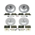 thumbnail image 2 of Power Stop Front and Rear Euro-Stop ECE-R90 Certified Brake Pad and Rotor Kit ESK6724 Fits 2014 Volkswagen Touareg, 2 of 5