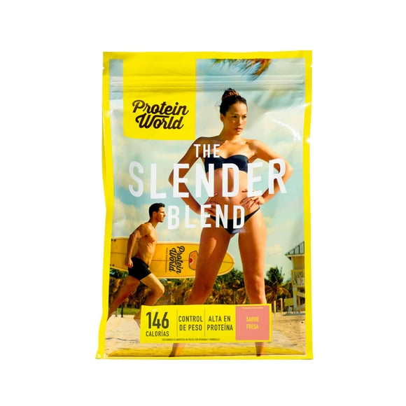 PROTEIN WORLD THE SLENDER BLEND FRESA 1200 G Protein World SLEN-STRA-1200