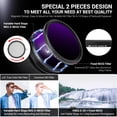thumbnail image 2 of Kit de filtros JJC True Color 55 mm variable ND2.5-1000 + ND32, 2 of 7