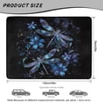 thumbnail image 7 of COEQINE Car Cargo Mat Heavy Duty Rear Trunk Liner Machine Washable Dog Cargo Protector Universal Size Protective Mat for SUV, Sedan, Truck, Blue Dragonfly Flower, 7 of 7