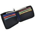 thumbnail image 5 of Zip Around Genuine Leather Bifold Wallet 1674, 5 of 18