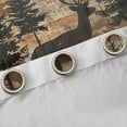 thumbnail image 4 of Homewish Animal Deer Black Out Curtains For Teens Boys Girls,Jungle Wildlife Curtains Pack of 2 (42x63 Each),Retro Vintage Cabin Bedroom Curtains,Breathable Home Decor, 4 of 6