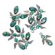 thumbnail image 5 of 12 piezas de colgantes de ángel, abalorios rico y , abalorios facetados de cristal en apariencia de lágrima, fabricación de joyas de Metal plateado perfecl  Encantos de ángel facetados de cristal, 5 of 8