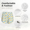 thumbnail image 4 of Pofeuu Daisies Flowers Print Women's Athletic Shorts Running Workout Shorts Tummy Control Quick Dry Gym Shorts with Pockets Double layer sports shorts-X-Large, 4 of 7