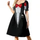 thumbnail image 2 of Camisa de esmoquin realista, vestido de manga corta, vestidos de noche, vestidos de baile de lujo, vestidos de verano para mujer, 2 of 8