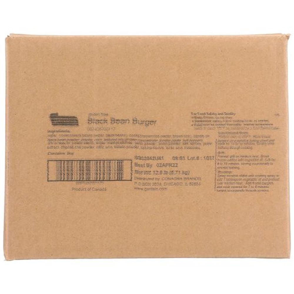 Gardein Gluten Free Black Bean Burger, 4.2 Ounce -- 48 per case
