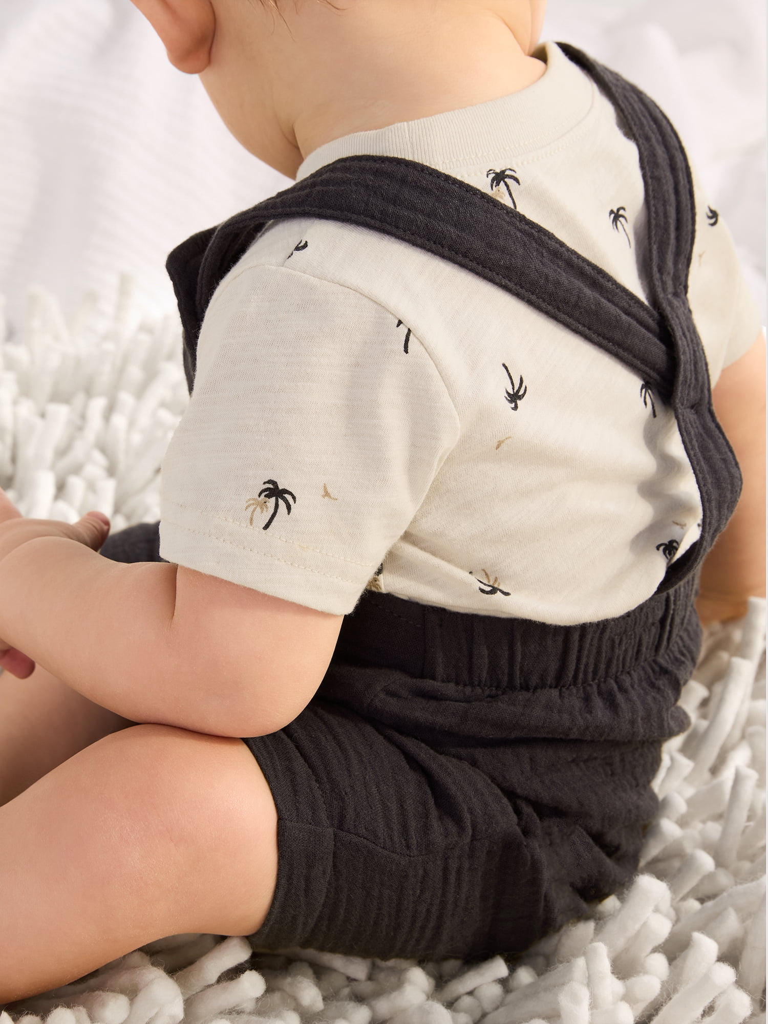 Carter's Child of Mine Baby Boy Shortalls with T-Shirt