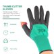 thumbnail image 5 of 1 parines Pulgar Pulgar Cortador Guantes Manos Cubiertas Protectores Pimienta Picture Guantes HOMEMAXS 11992093-MX, 5 of 6