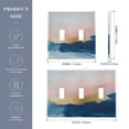 thumbnail image 2 of Yayeee Toggle Light Switch Wall Plate 2-Gang 4.56"x4.48" Decorative Outlet Cover, Abstract Painting, 2 of 7