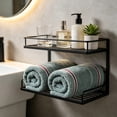 thumbnail image 5 of 2 Pack Hand Towels for Bathroom, 100% Cotton Decorative Soft Hand Towel Set for Face Spa Bath Gym Kitchen, Lightweight & Absorbent Quick Dry, 13x28.7 Inch, 5 of 6